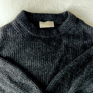 Everlane oversized alpaca grey sweater